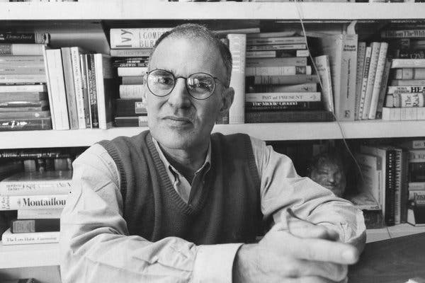 Mr. Kramer at his apartment in Manhattan in 1987.